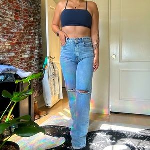 NWOT Zara Straight Jean